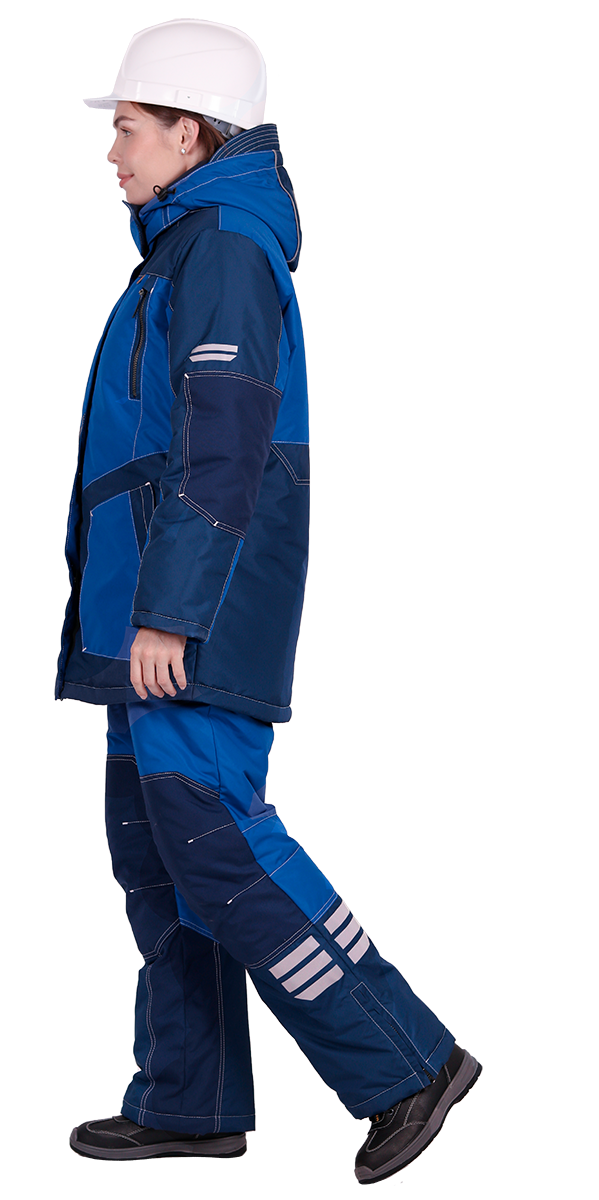 картинка Куртка ЭДВАНС зимняя, синий-василек, женская