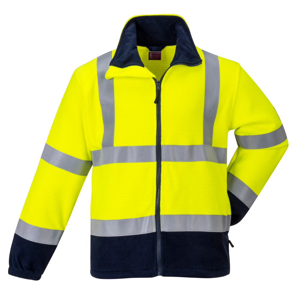 картинка Куртка флисовая огнестойкая антистатическая светоотражающая Portwest FR31