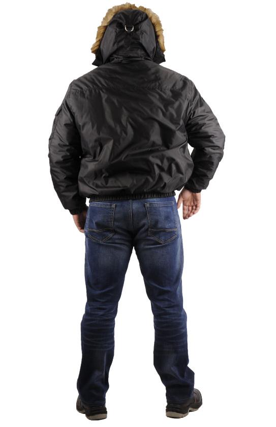 картинка Куртка зимняя АЛЯСКА укороченная (Оксфорд) черный