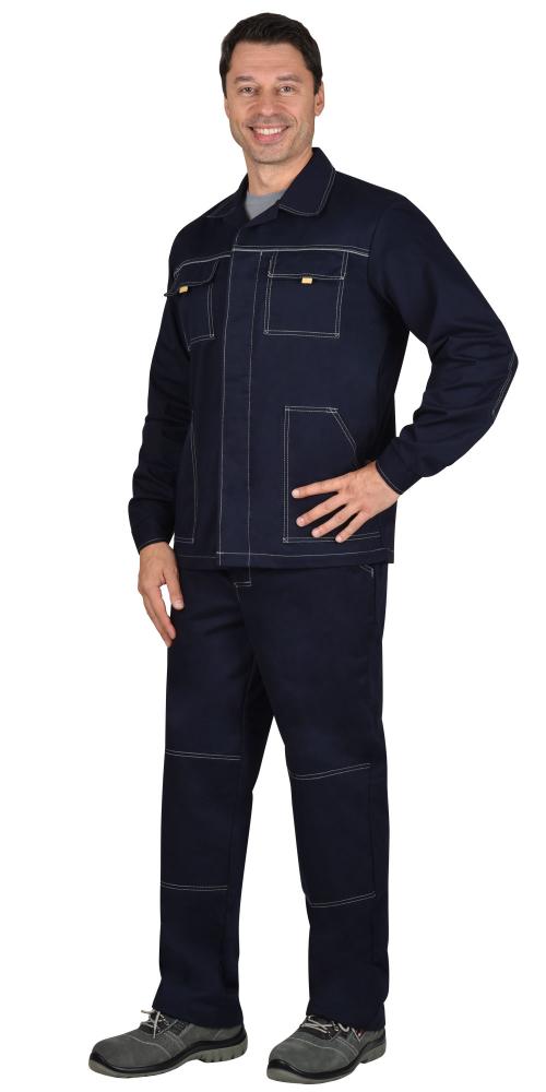 картинка Костюм ТРУД-С куртка-брюки (100% ХБ ,270г/м2) т.син.