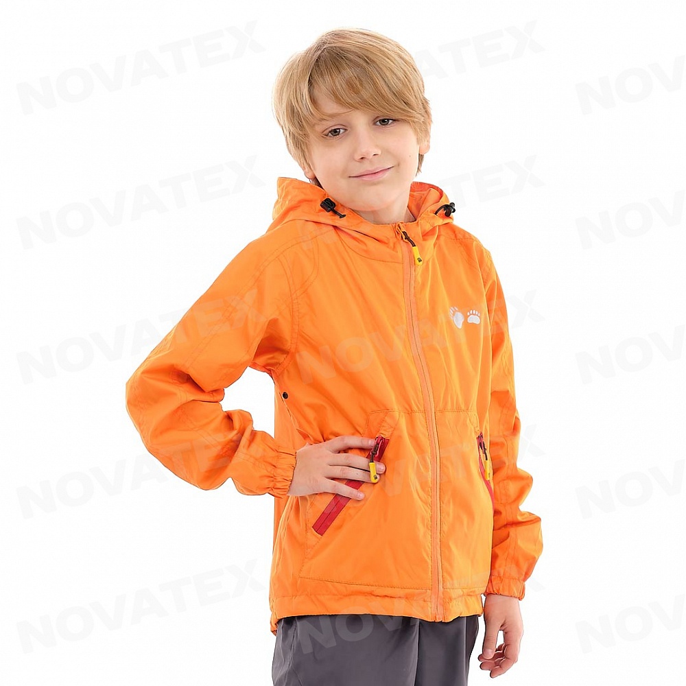 картинка Куртка «Трэвел» (дюспа, оранжевая) детская МАУГЛИ