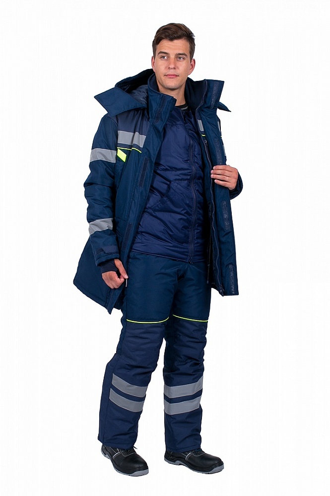 картинка Костюм зимний PROFLINE SPECIALIST WINTER куртка-п/к, т.син. СОП