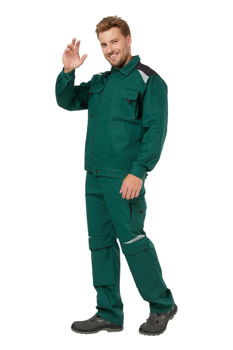 картинка Куртка АЛАТАУ (х/б) зеленый/черный