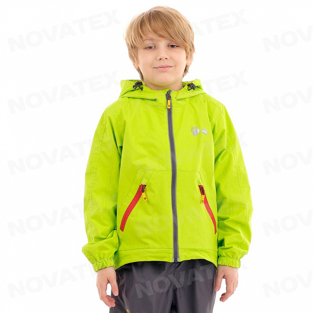 картинка Куртка «Трэвел» (таслан, салатовый) детская МАУГЛИ