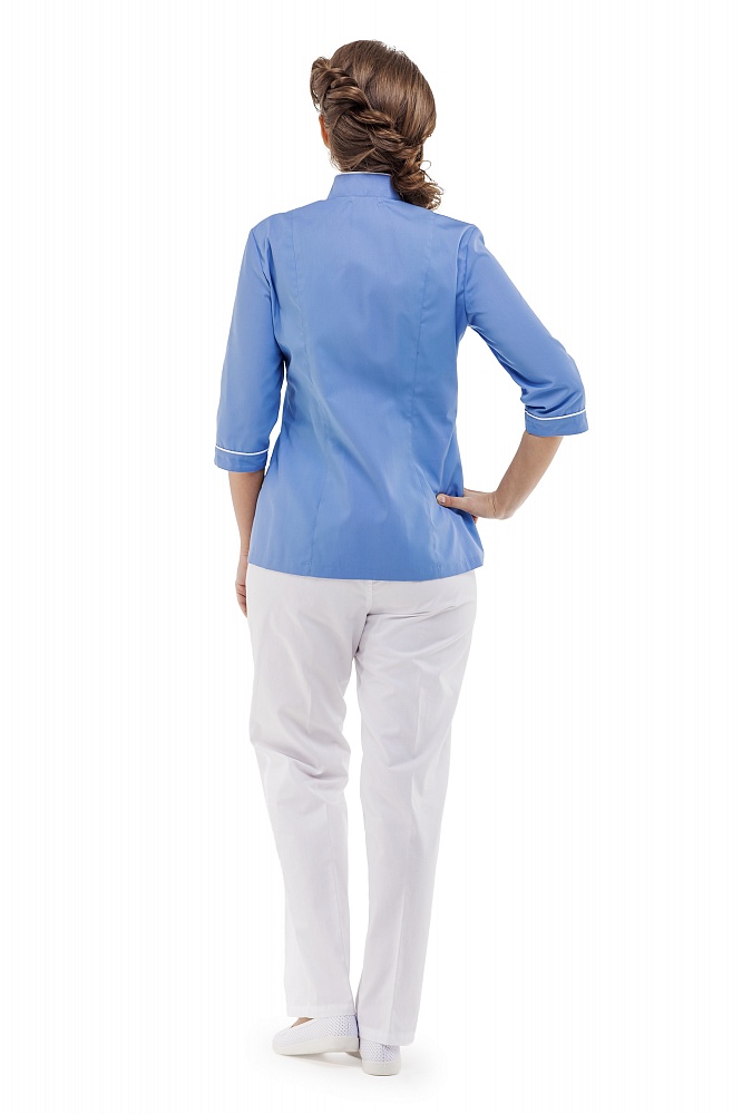 картинка Куртка ВАНДА женская серо-голубая