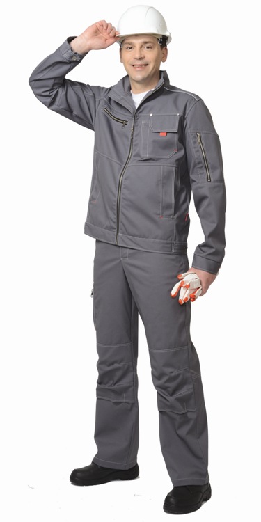 картинка Костюм ДАЛЛАС-С куртка-брюки (тк.Rodos) т.серый