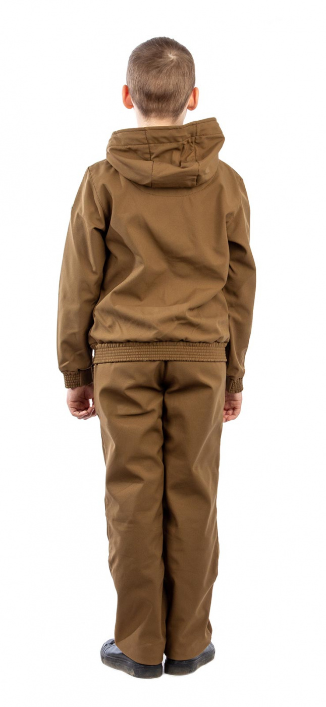 картинка Барс NEW Костюм (полофлис, коричневый) детский КВЕСТ