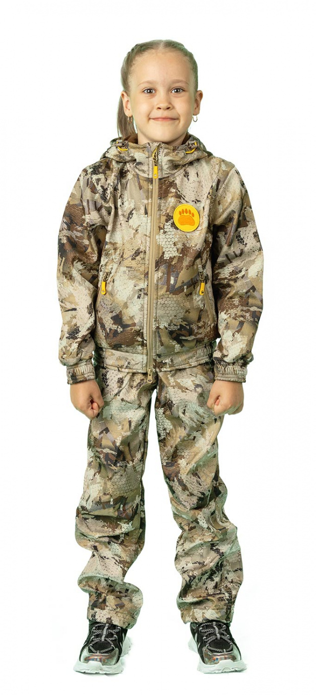 картинка Барс NEW костюм (полофлис, соты беж) детский