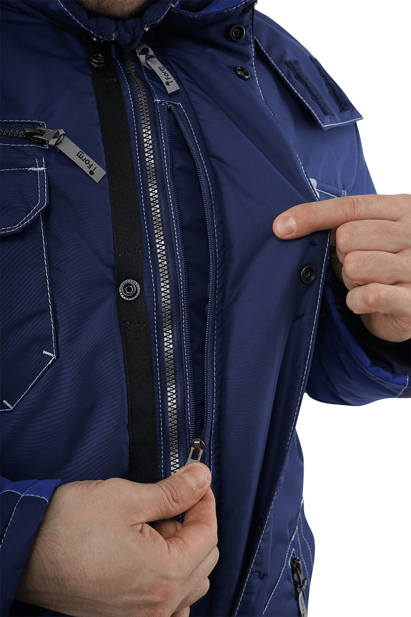 картинка Куртка ЭДВАНС зимняя, синий-василек