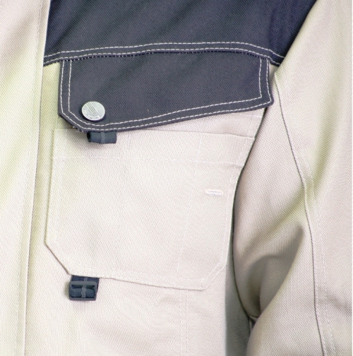 картинка Костюм ВЕСТ-ВОРК куртка-брюки (тк.Панакота) бежевый/черный