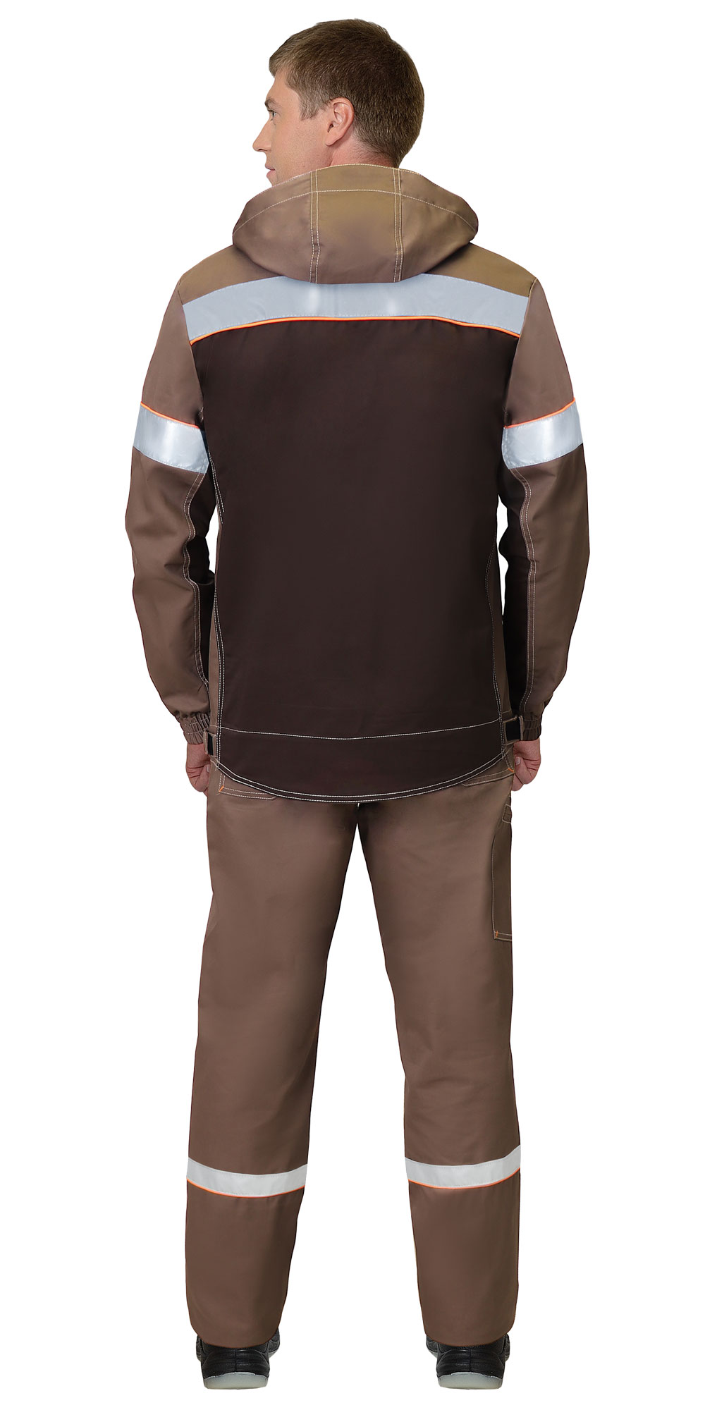 картинка Костюм РОДОС-С куртка-пк(тк.Rodos) св.коричневый/т.коричневый