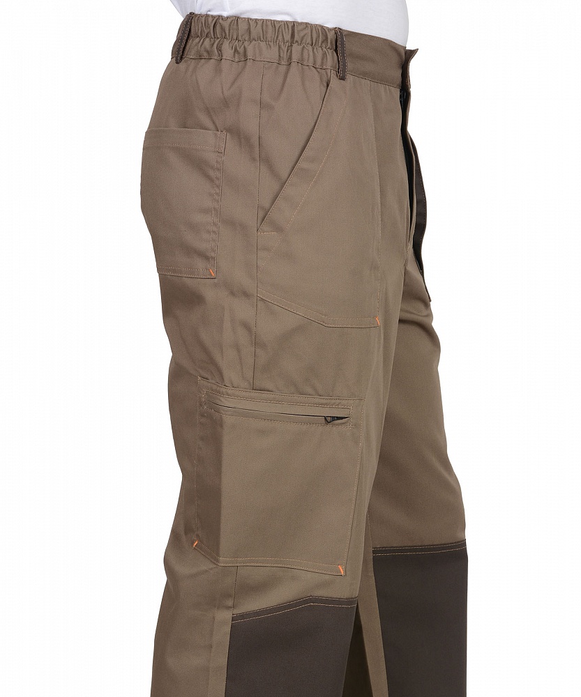 картинка Костюм РОДОС-С куртка-брюки (тк.Rodos) св.коричневый/т.коричневый
