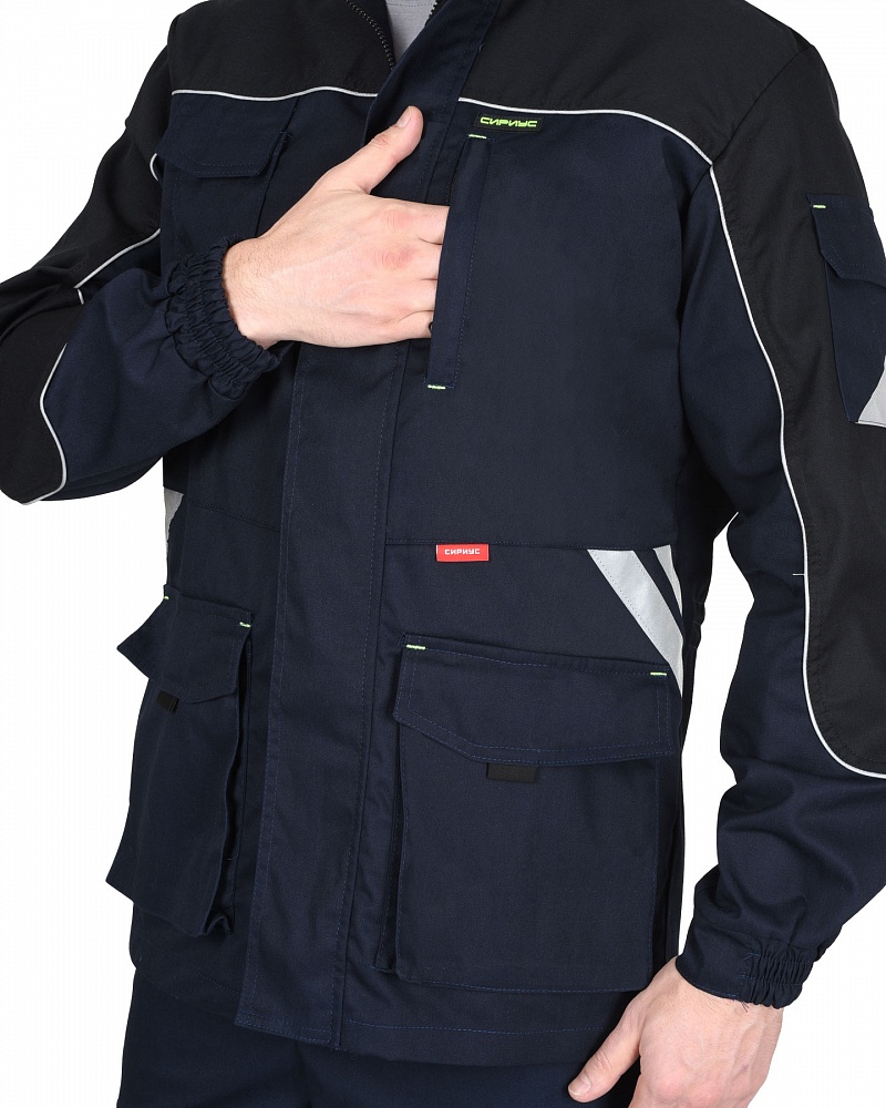 картинка Костюм ФОТОН-РОСС куртка-брюки, т.синий/черный, СОП 25мм