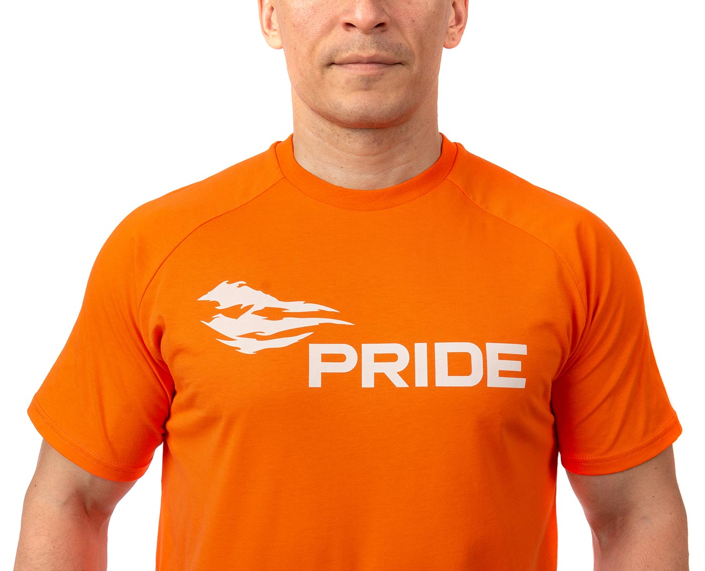 картинка Футболка PRIDE Logo T-Shirt (Лого) (хлопок, оранжевый)