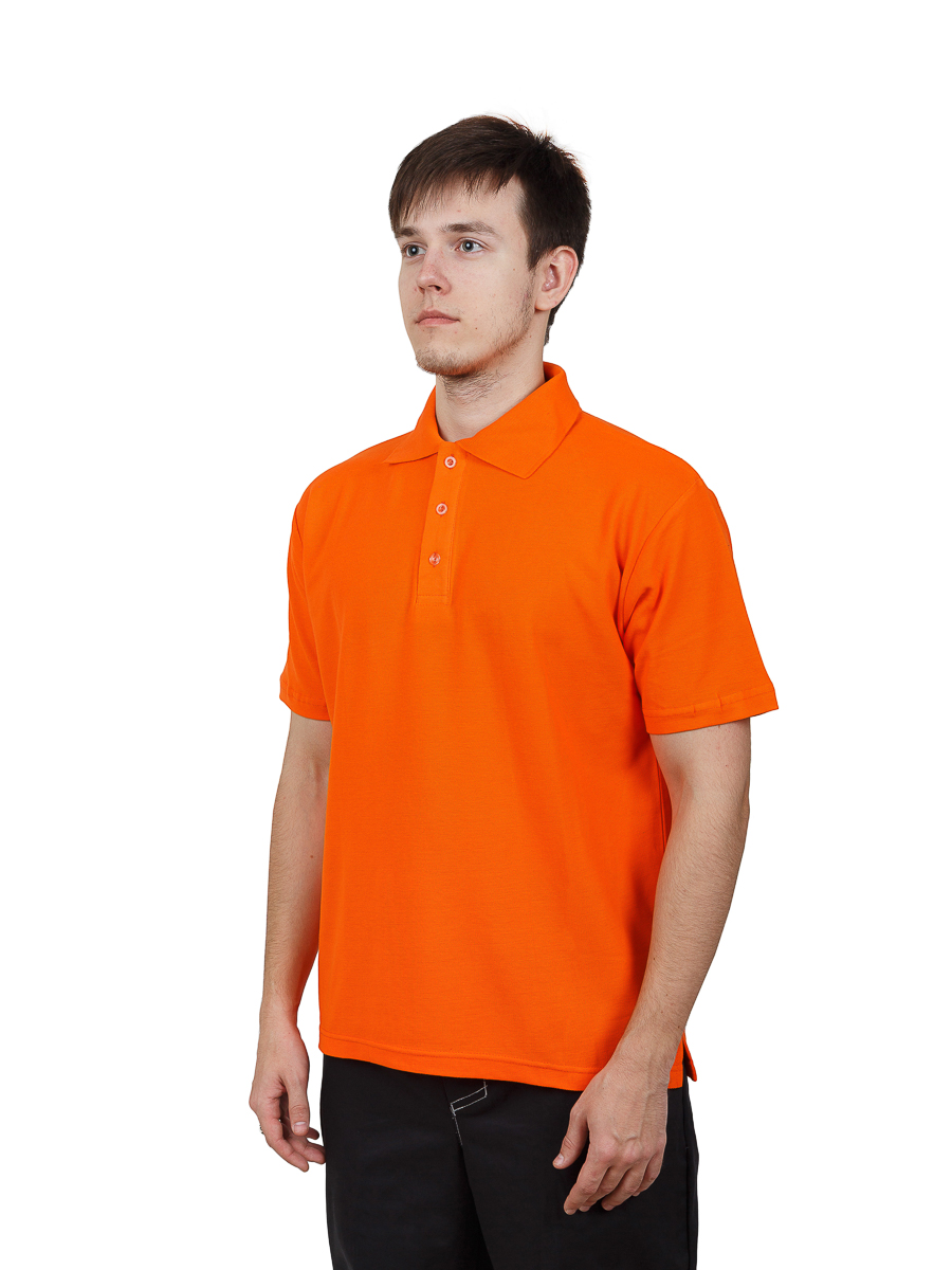 картинка Рубашка Поло х/б (цвет оранжевый)