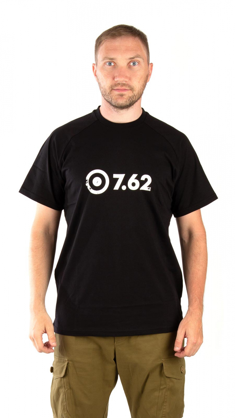 картинка Футболка 7.62 Logo T-Shirt (Лого) (хлопок, черный)