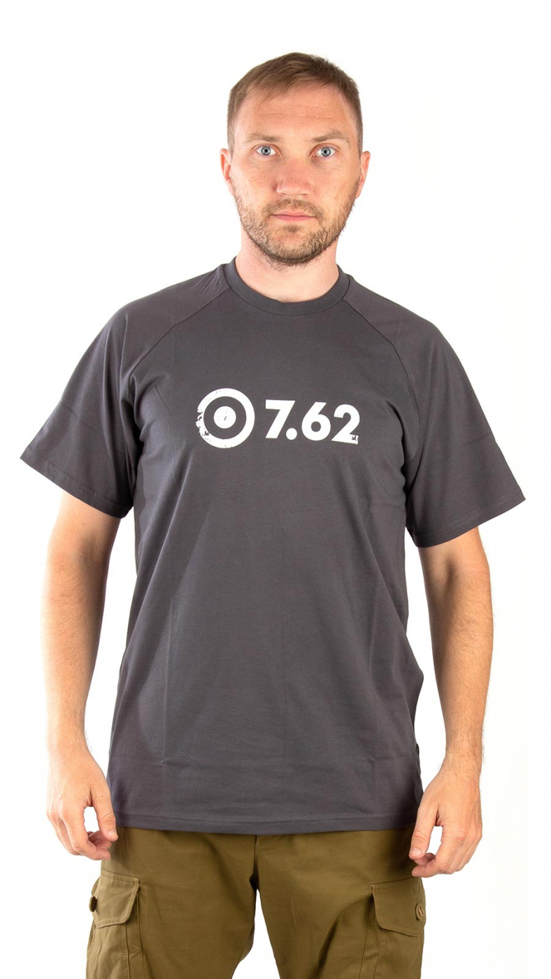 картинка Футболка 7.62 Logo T-Shirt (Лого) (хлопок, серый)