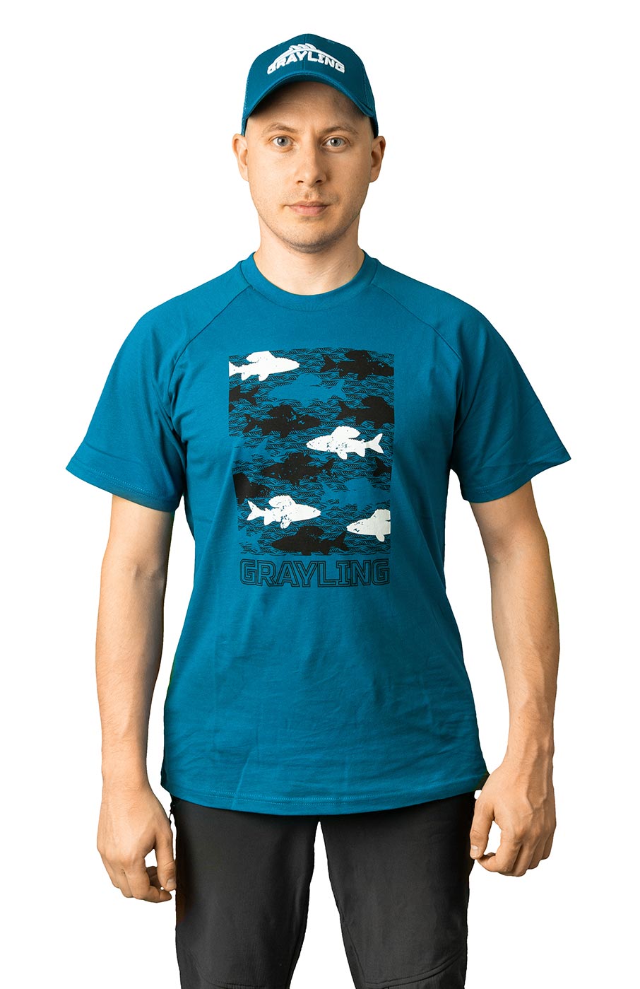 картинка Футболка GRAYLING Fishes(Фишс)(хлопок, синий)