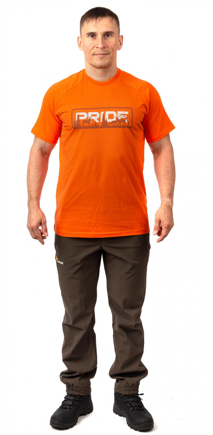 картинка Футболка PRIDE Living Nature (Ливинг Нэйче) (хлопок, оранжевый)