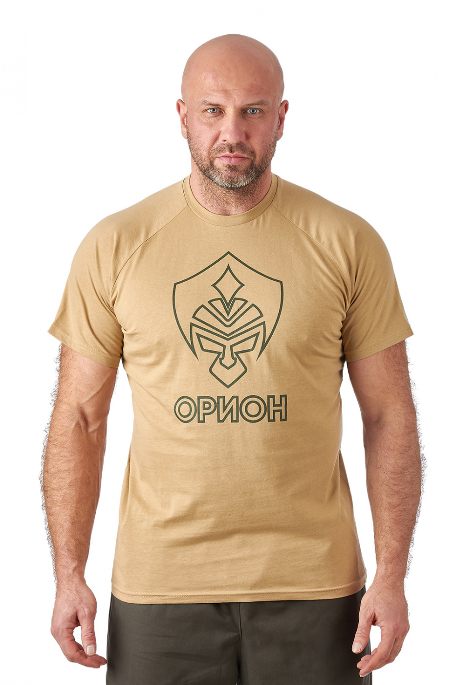 картинка Футболка Орион Logo T-Shirt (Лого) (хлопок, бежевый)
