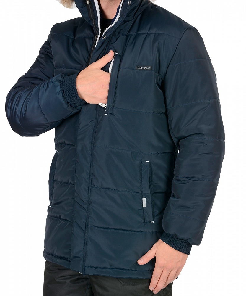 картинка Куртка зимняя ФОРВАРД т.синяя