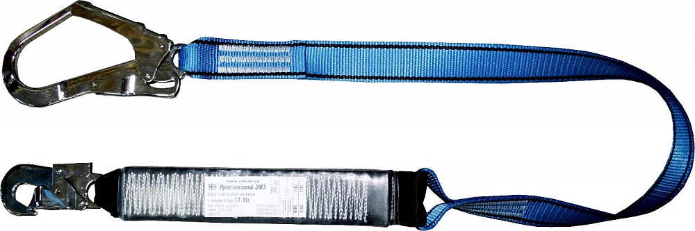 картинка Cтраховочный строп из полиэфирной ленты с амортизатором СЛ-31а