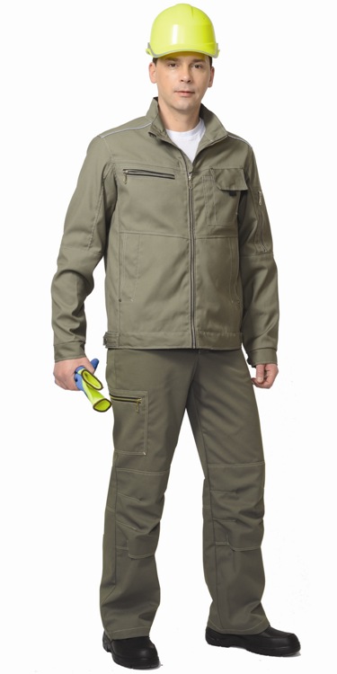 картинка Костюм ДАЛЛАС-С куртка-брюки (тк.Rodos) оливковый