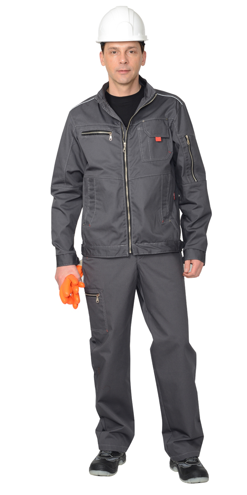 картинка Костюм ДАЛЛАС-С, куртка-п/к (тк.Rodos) т.серый