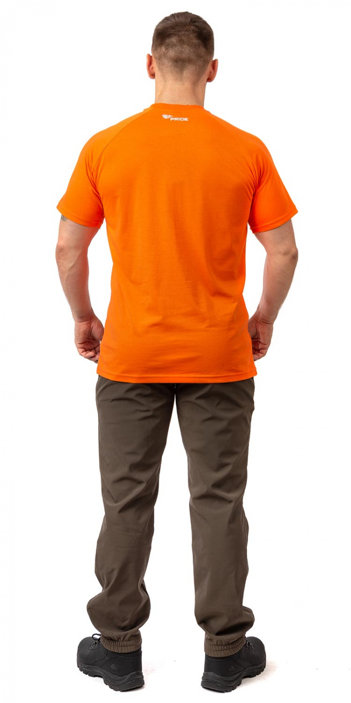 картинка Футболка PRIDE Quadro (Квадро) (хлопок, оранжевый)