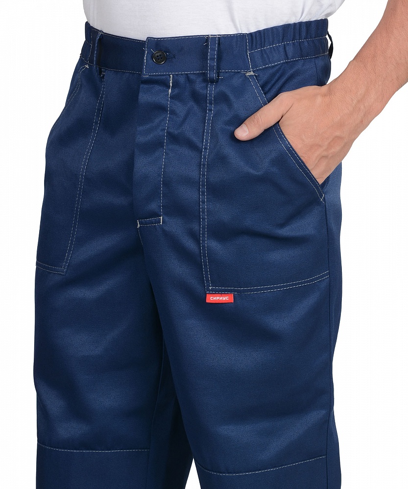 картинка Костюм ЛЕГИОНЕР-С куртка-брюки (тк. смесовая) синий/красный, СОП 50мм