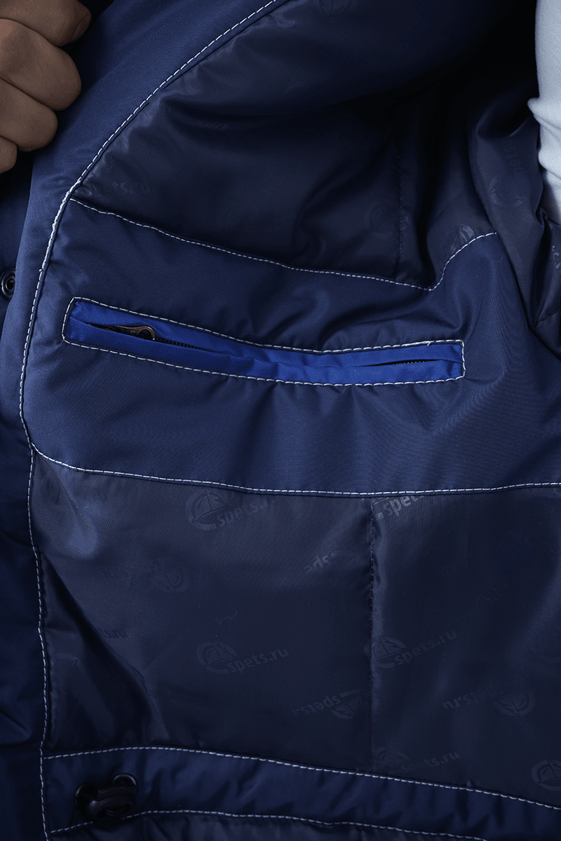 картинка Куртка ЭДВАНС зимняя, синий-василек